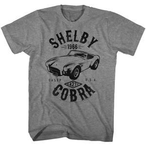 Carroll Shelby Motors Shelby Helby Cobra Graphite Heather T-Shirt